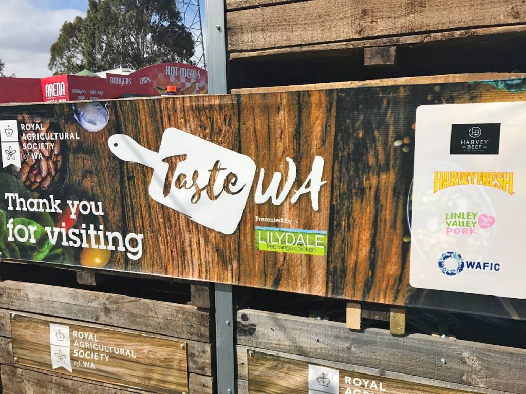 WAFIC was a sponsor at this years Taste WA Pavillion organised by the Royal Agricultural Society. 